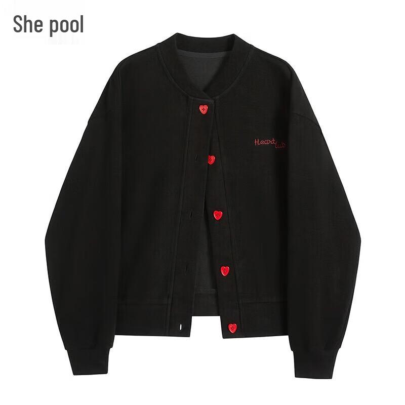 

Shechi Women s Baseball Collar Jacket M