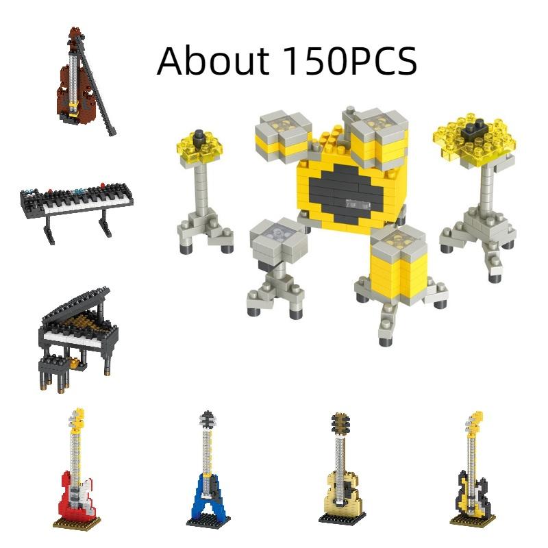 Brickpals Music Series Compatible Piano And Guitar Set For Kids
