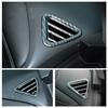 Carbon Fiber Dashboard Air Outlet Vent Cover Trim For Chevrolet Equinox 2017-21