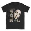 SSade Adu Singer  80s Music T Shirt for Unisex Women Pure Cotton Cool TShirt Crew Neck Tees Short Sleeve Clothes Gift Idea