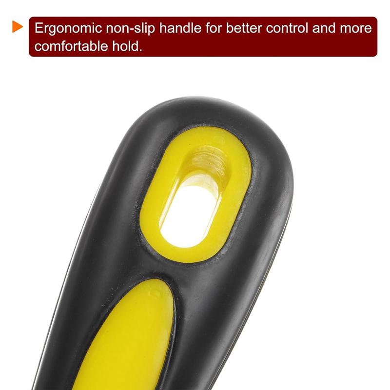 ABGR-5Pcs File Handle 4.25 Inch Round And Rectangular Hole Ergonomic Handles For Metal Files