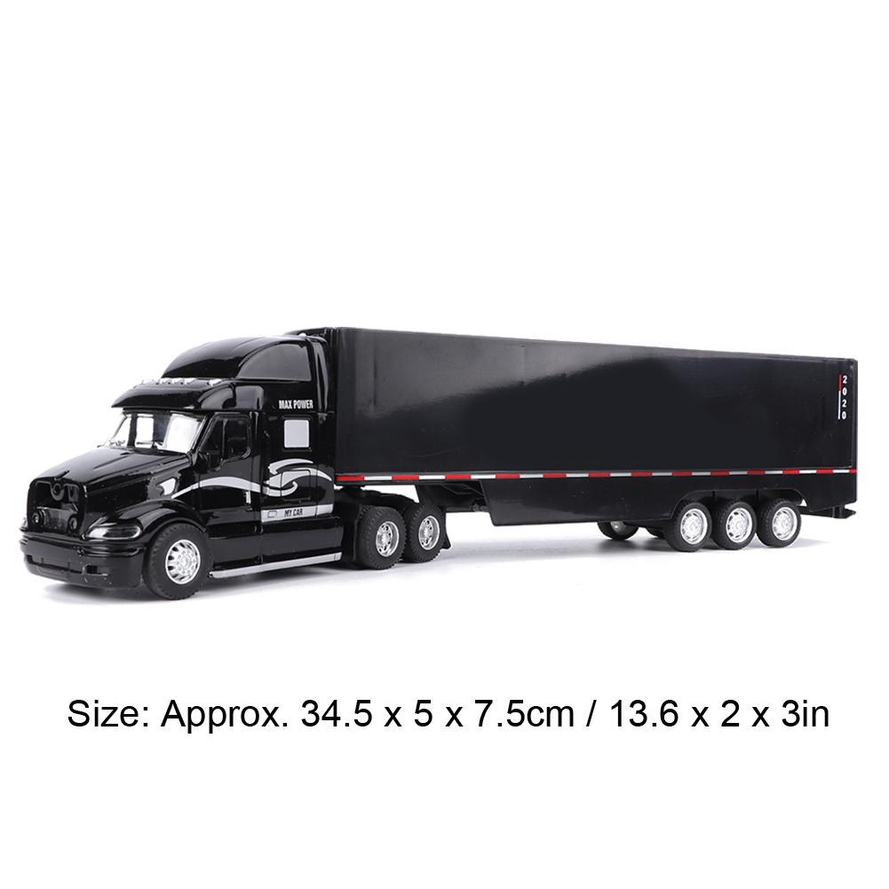 1:48 34.5CM Alloy Truck Model Simulation Light Sound Effect Pull Back Vehicles Toy