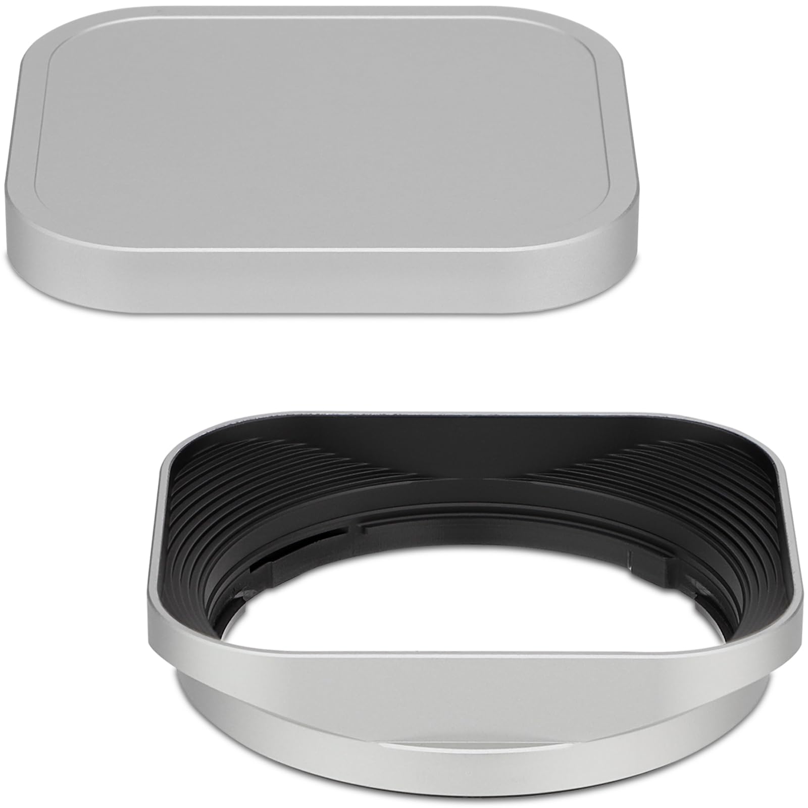 

Haoge Square Metal Lens Hood for Fujifilm Fujinon XF 18-55mm F2.8-4.0 R LM OIS & XF 14mm F2.8 R Lens for X-Pro3 X-T5 XT4 X-T50 X-T30 X-E4 X-H2 with