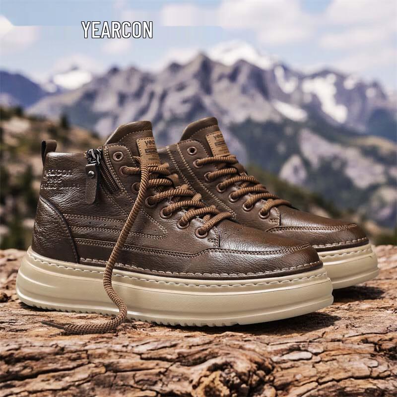 

Yierkang Men s High-Top Casual Martin Boots 43