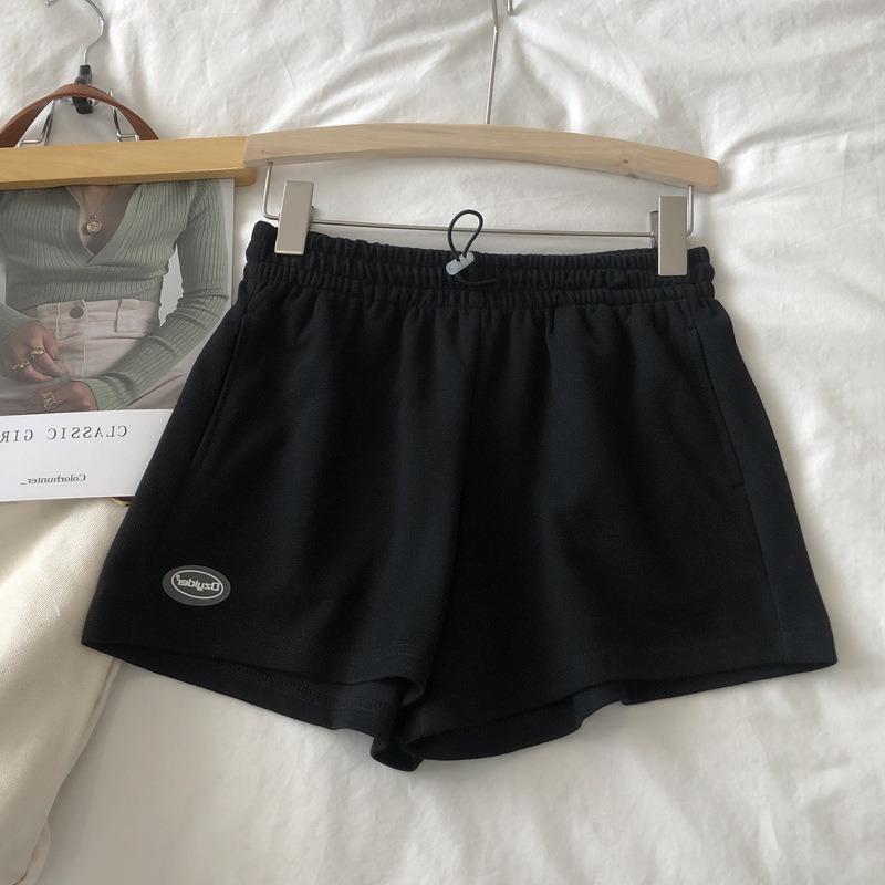 Sommer Freizeit Atmungsaktiv All Match Locker Zuhause Weites Bein Hotpants Student Sportshorts Weiblich