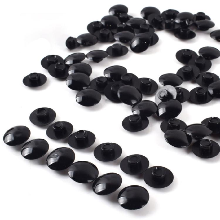 10Pcs 6mm Bike Rubber Stem Top Cover Headset Caps Black Rubber Headset Screw Cover Dustproof Headset Cover Enduring