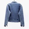 Frühling und Herbst Neue Jeansjacke für Damen Kurze Vielseitige Retro Chinesischer Stil Bestickte Stretchjacke Slim Fit Top Trend