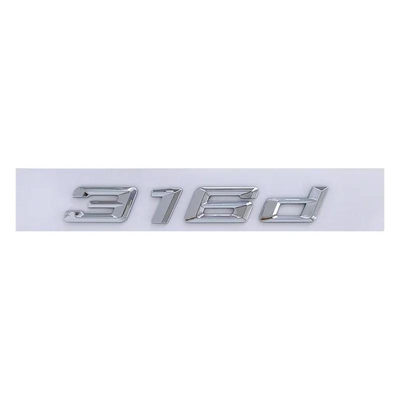 

ABS Car Body Side Sticker Trunk Badge Decal for BMW 316d 318d 320d 323d 325d Emblem Modified Decorative