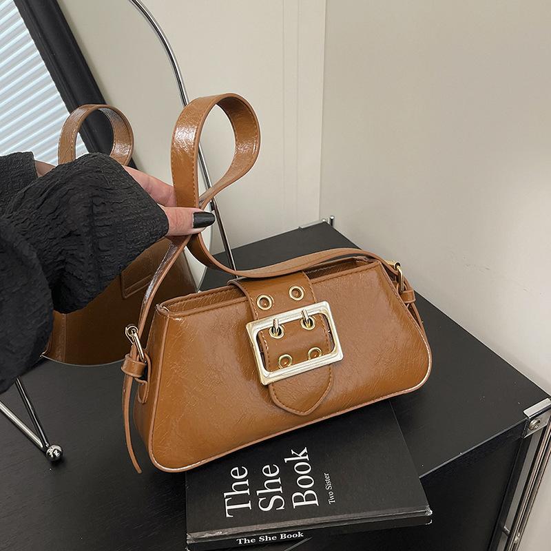 Premium Retro Shoulder Bag Women's New Versatile Fashion Underarm Bag Niche Work Commuter Bag