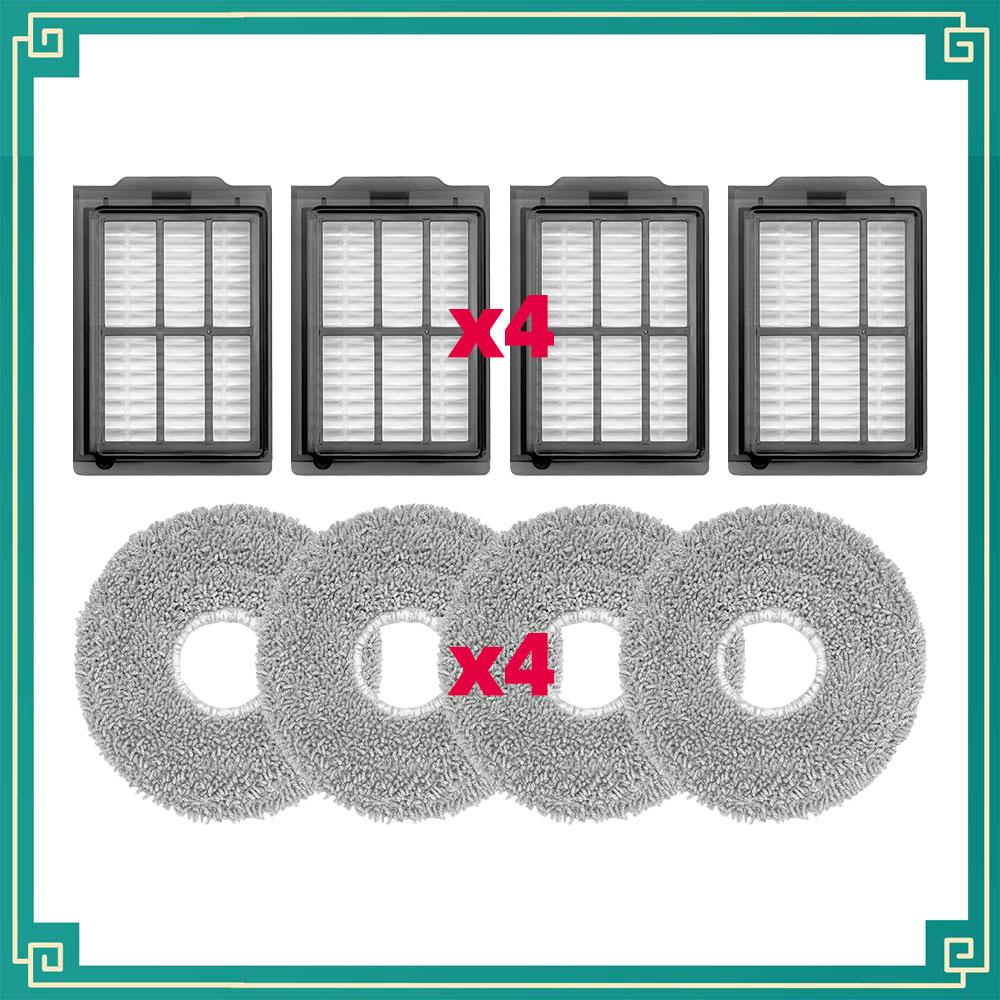 Compatible For 3i P10 Ultra Robot Vacuum Replacement Parts HEPA Filter Mop Cloth