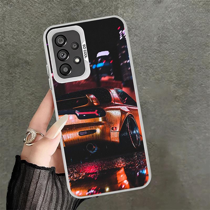 Japan JDM Sports Cars Theme Soft Phone Case for Samsung A17 A16 A15 A14 A13 A57 A56 A55 A54 A53 A37 A36 A35 A34 A33 A26 A25 A24