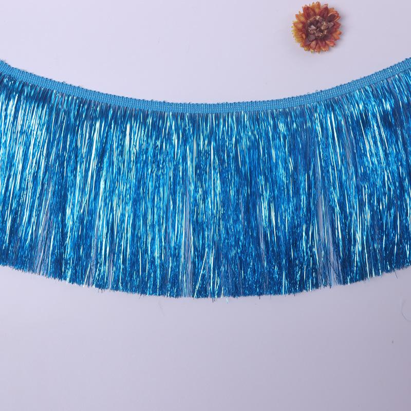10yard 15/20cm Sequin Tassel Fringe Latin Dress Lace Trims Stage Clothes Decoration Ribbon Tape DIY Sewing Accessories