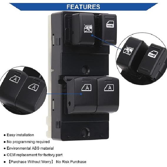 Window Switch Control For 2003 2004 2005 2006 2007 2008 Nissan 350Z Infiniti G35