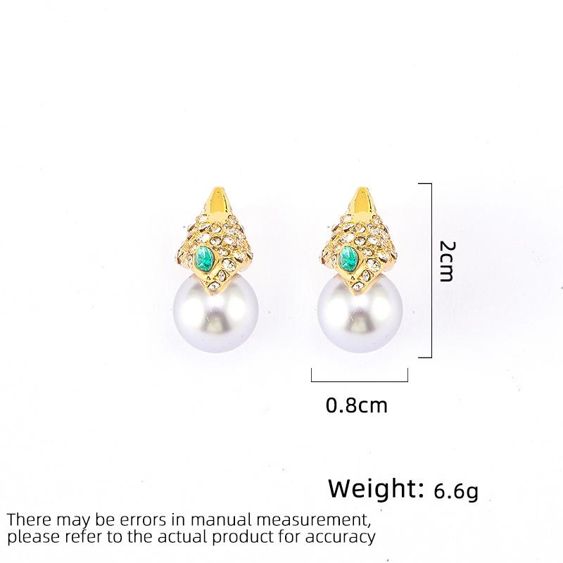 Orecchini da Donna Design di Lusso Leggero Eleganti Vintage Perle Imitazione Orecchini alla Moda e Versatili Design di Nicchia