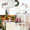 Waterproof Christmas Room Accents Cartoon Three Mice Wooden Door Frame Decor, Santa Mouse Easy Assembly Sign Corner Ornament, Xmas Party Home Holiday