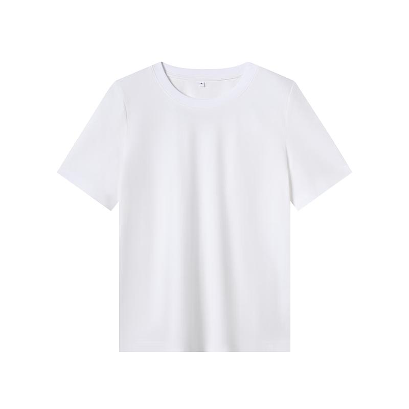 JZ Damen Kurzarm-T-Shirt aus reiner Baumwolle