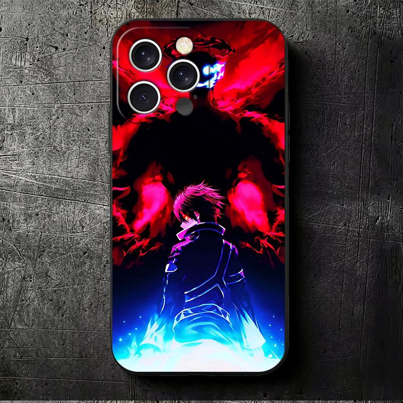 S-Schwert O-Online SAO Kirito Weiche Handyhülle für iPhone 16 16E 17 Air 15 Pro Max 14 Plus 13 Mini 11 12 7 Schwarze Rückseitenschale