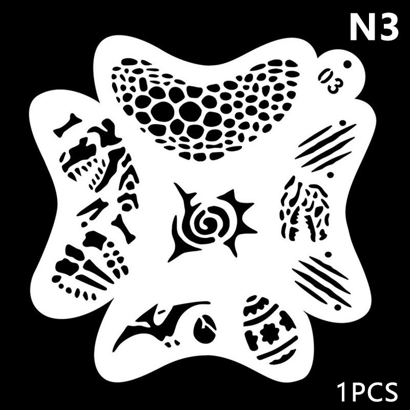 

Трафареты для лица Шаблон для нанесения краски на тело Шаблон для самостоятельной покраски на день рождения для детей Многоразовые шаблоны для рисования