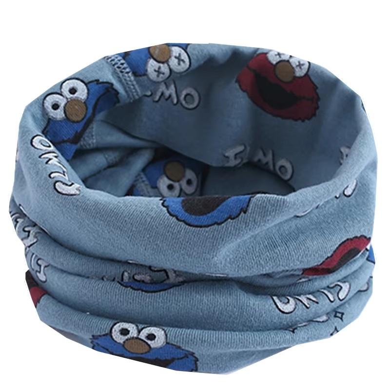 Nová jarní podzimní dětská šála Módní dětská bavlněná šála pro chlapce a dívky Šála s O-kroužkem Dětský límec Dětská nákrčník