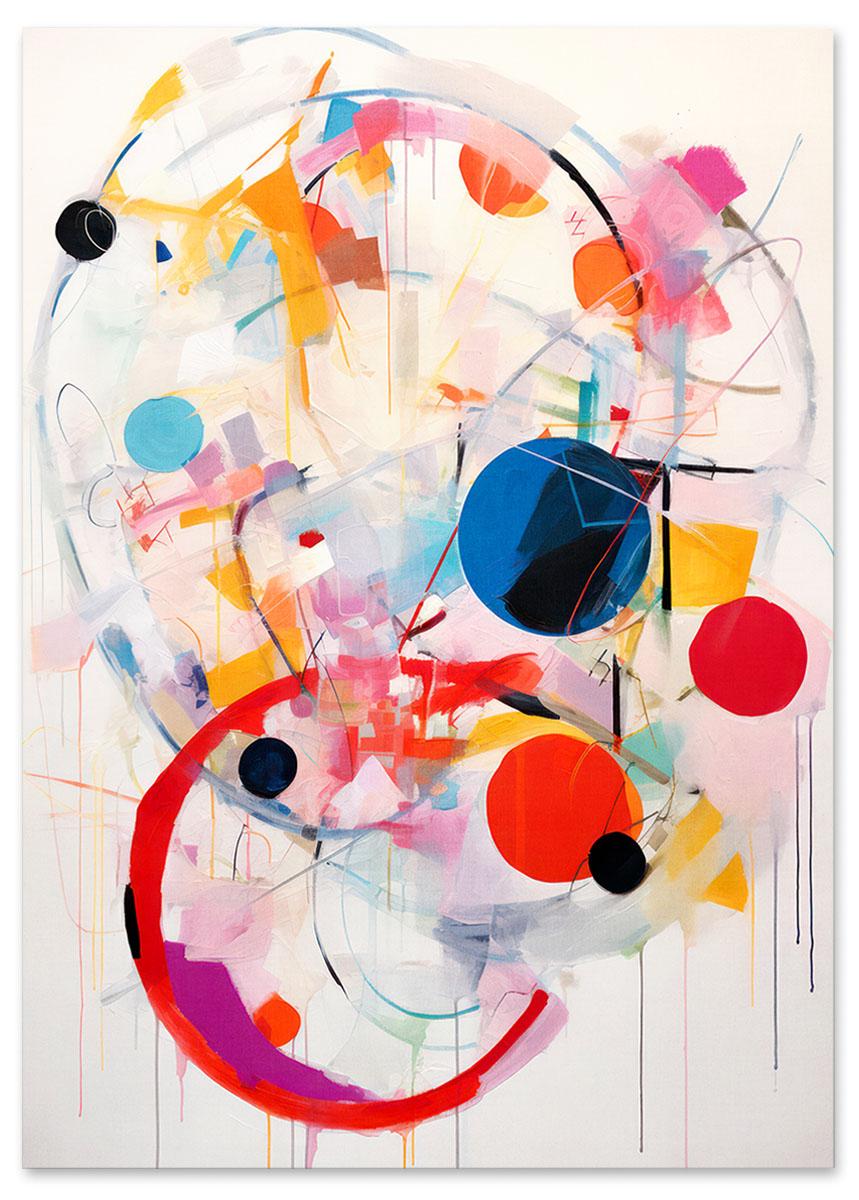 

Plakat nowoczesna abstrakcja 30x40 cm