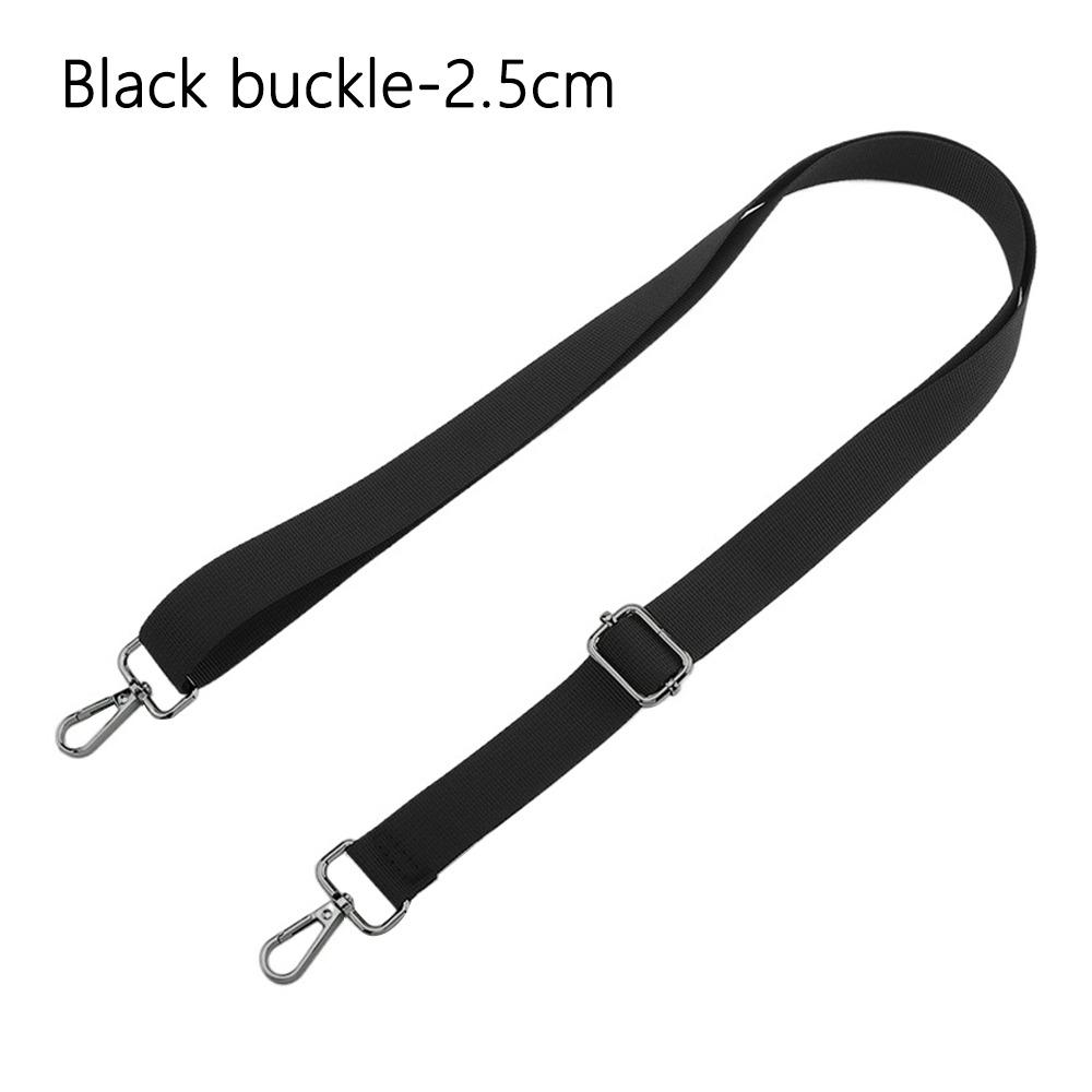 Fashion Black Nylon Shoulder Bag Strap Adjustable Replacement Detachable Belt for Women Men Messenger Bags Handle Handbag Belt