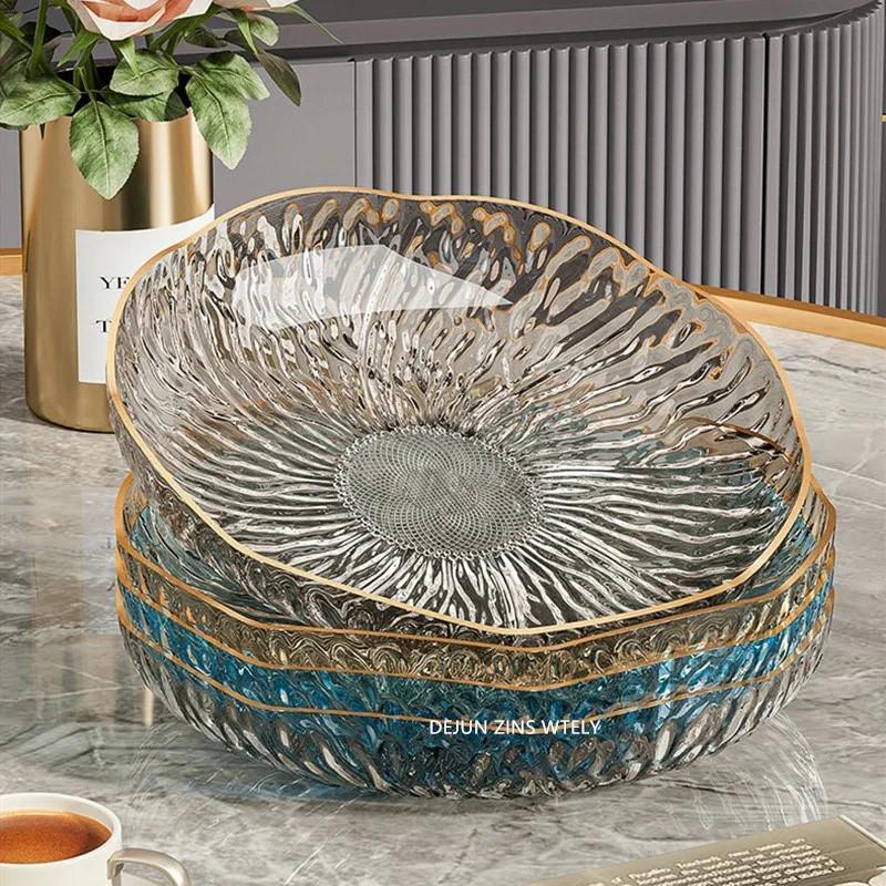 Nuovo Piatto di Frutta in Plastica Soggiorno Tavolino da Caffè Vassoio per Caramelle Porta Snack Porta Frutta Piatto da Dessert Cesto Porta Noci Decorativo per la Casa
