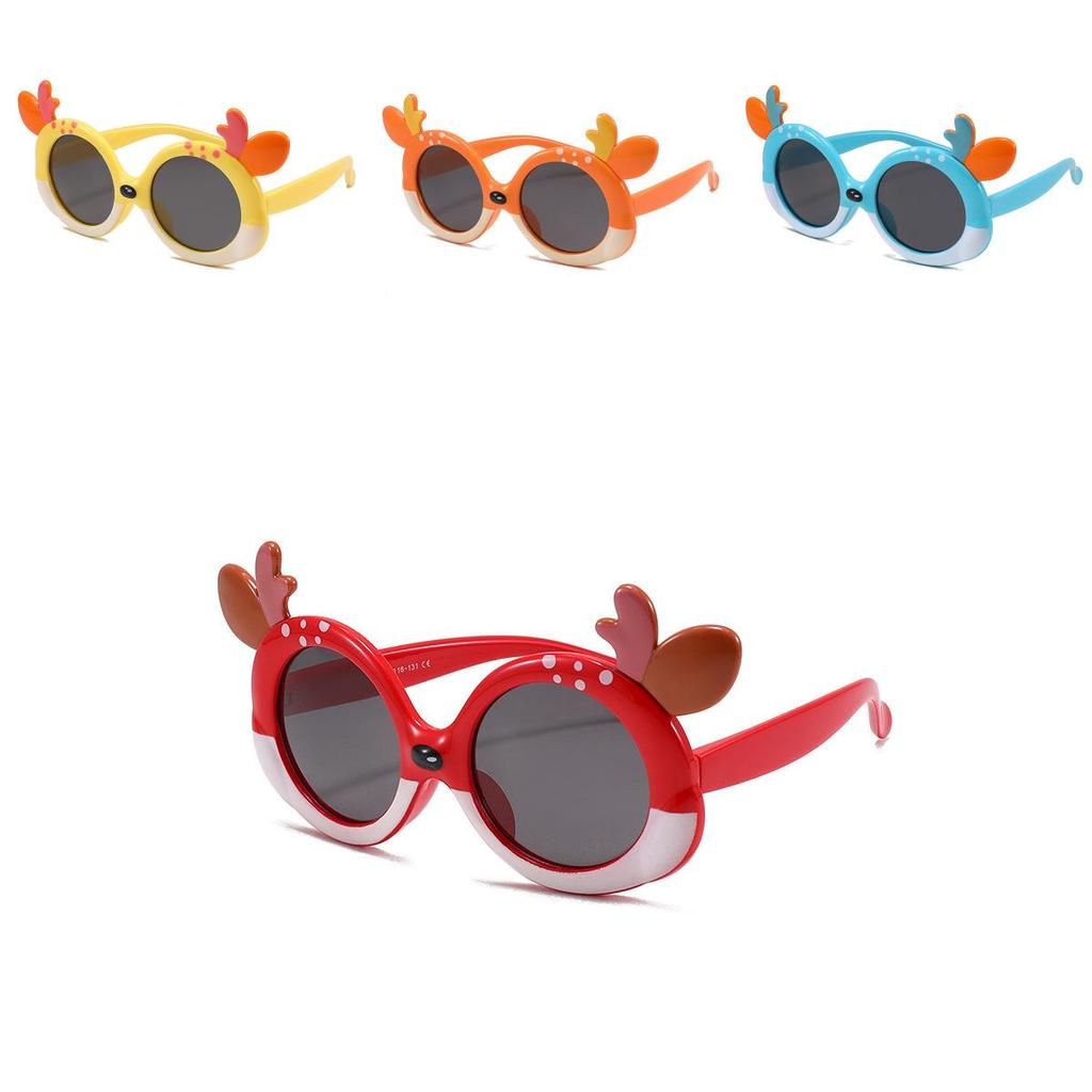 Fashionable Kids Sunglasses Deer Baby Design Summer Outdoor Protection Uv