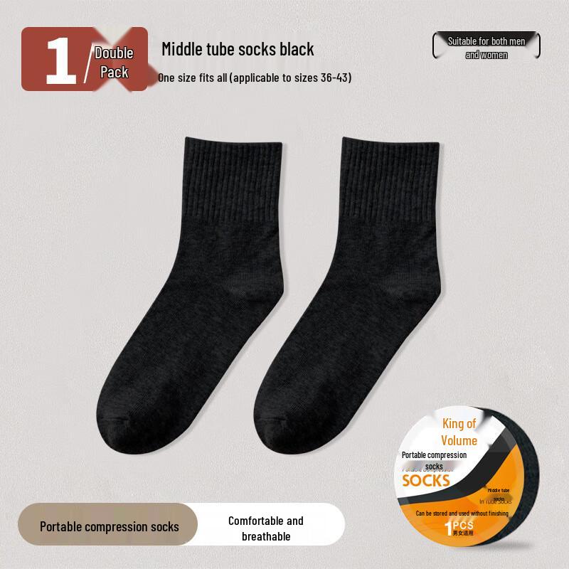 Portable Compressed Disposable Socks