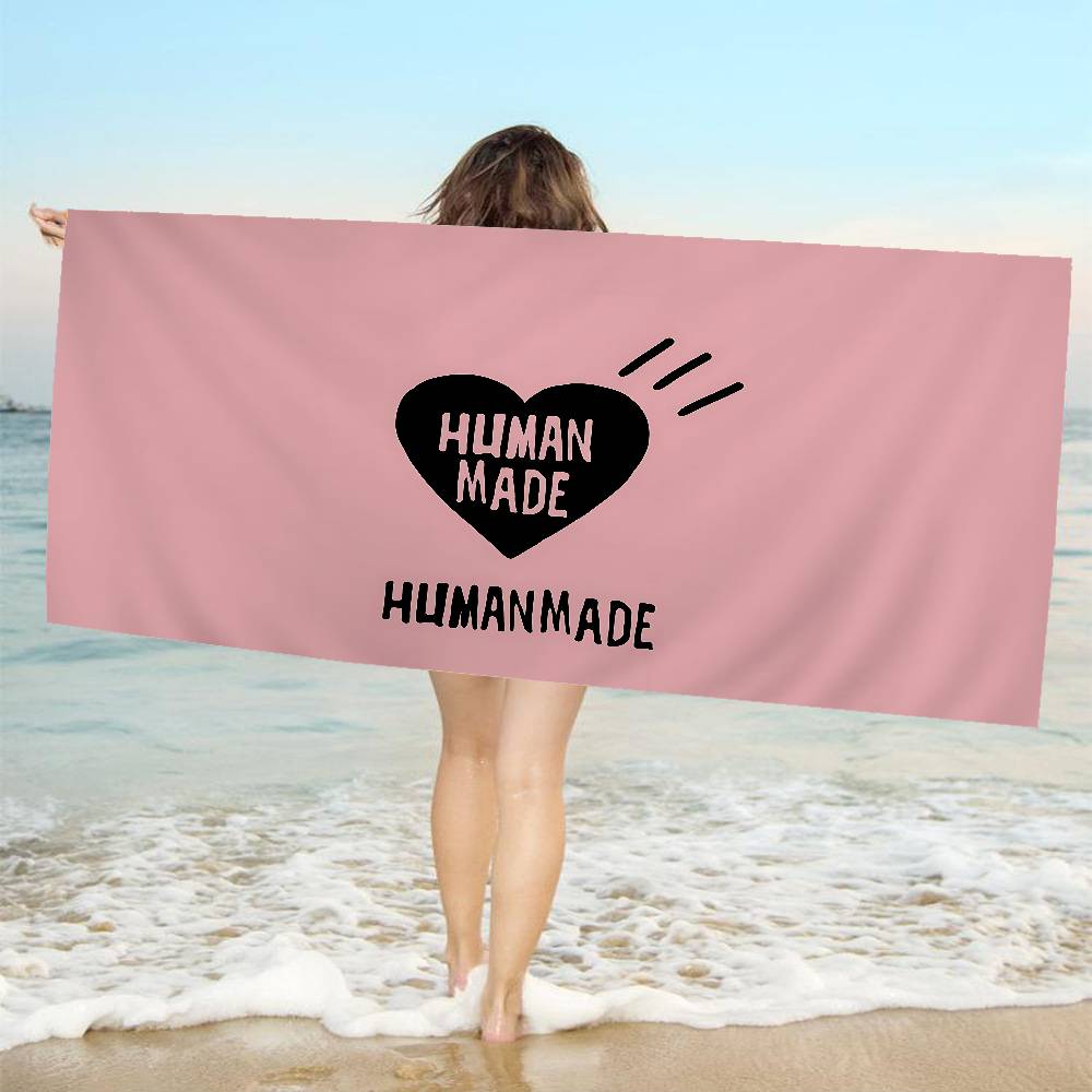 Fashion H-Human M-Made Big Microfiber Beach Towels Quick Dry Towel Sand Beach Towels Pool Towel for Travel Swim Pool Yoga