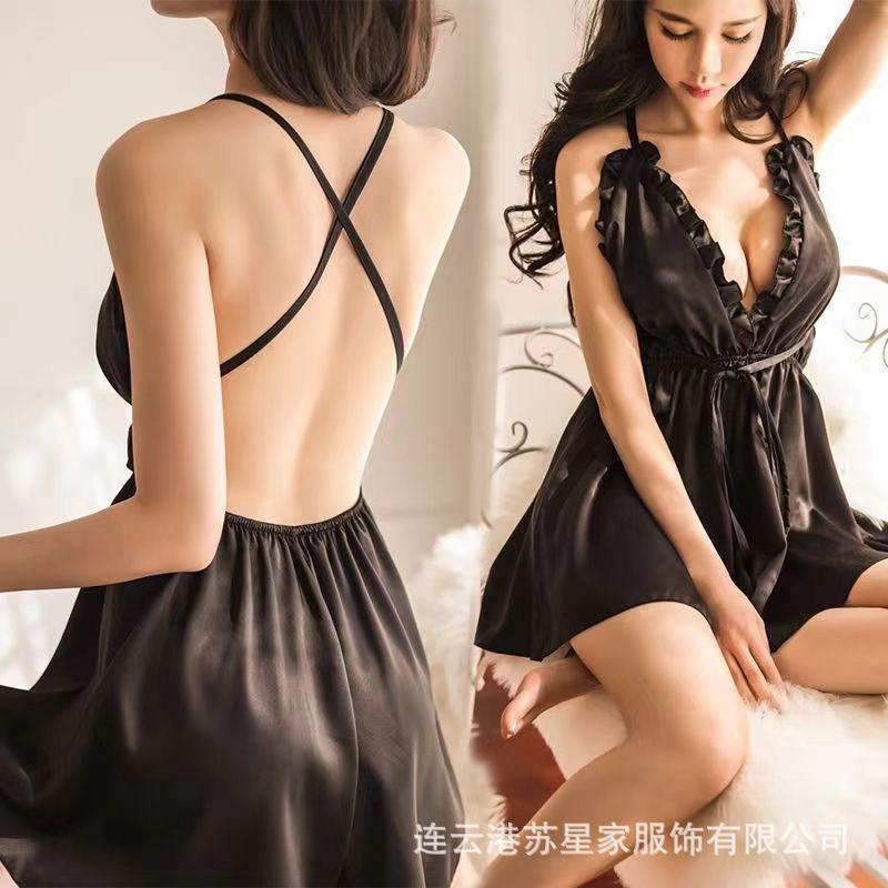 Sex lingerie robe plus size sexy sex fun free passion spice girl suspender nightdress midnight charm passion