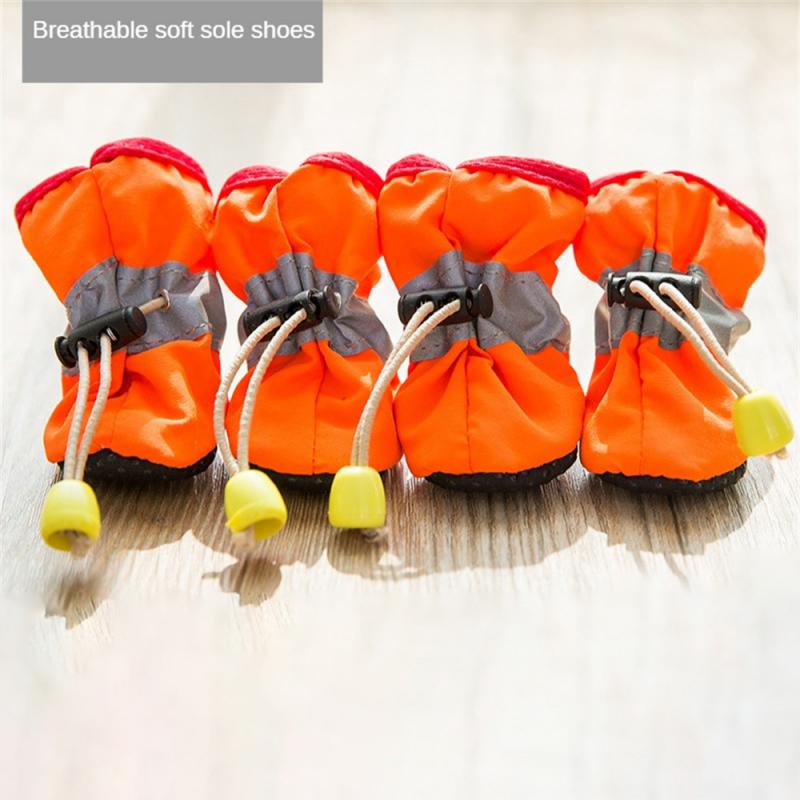 Ghete de câine cu bretele, pantofi impermeabili pentru câini, protecții pentru lăbuțe, haine reglabile pentru animale de companie, botine pentru câini, accesorii de iarnă pentru exterior