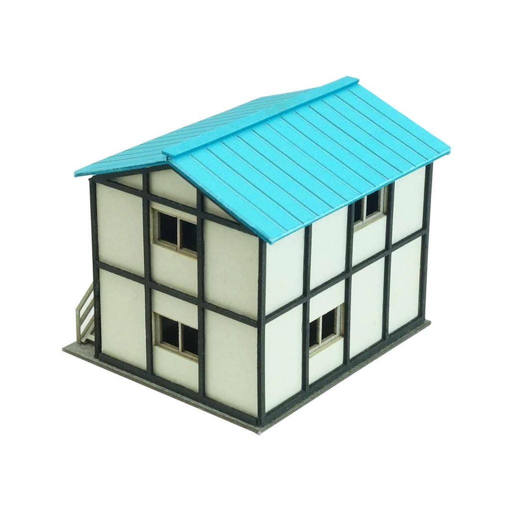 Sankei Miniatuart Petit Prefab Hut Paper Craft 1/220 MP01-158