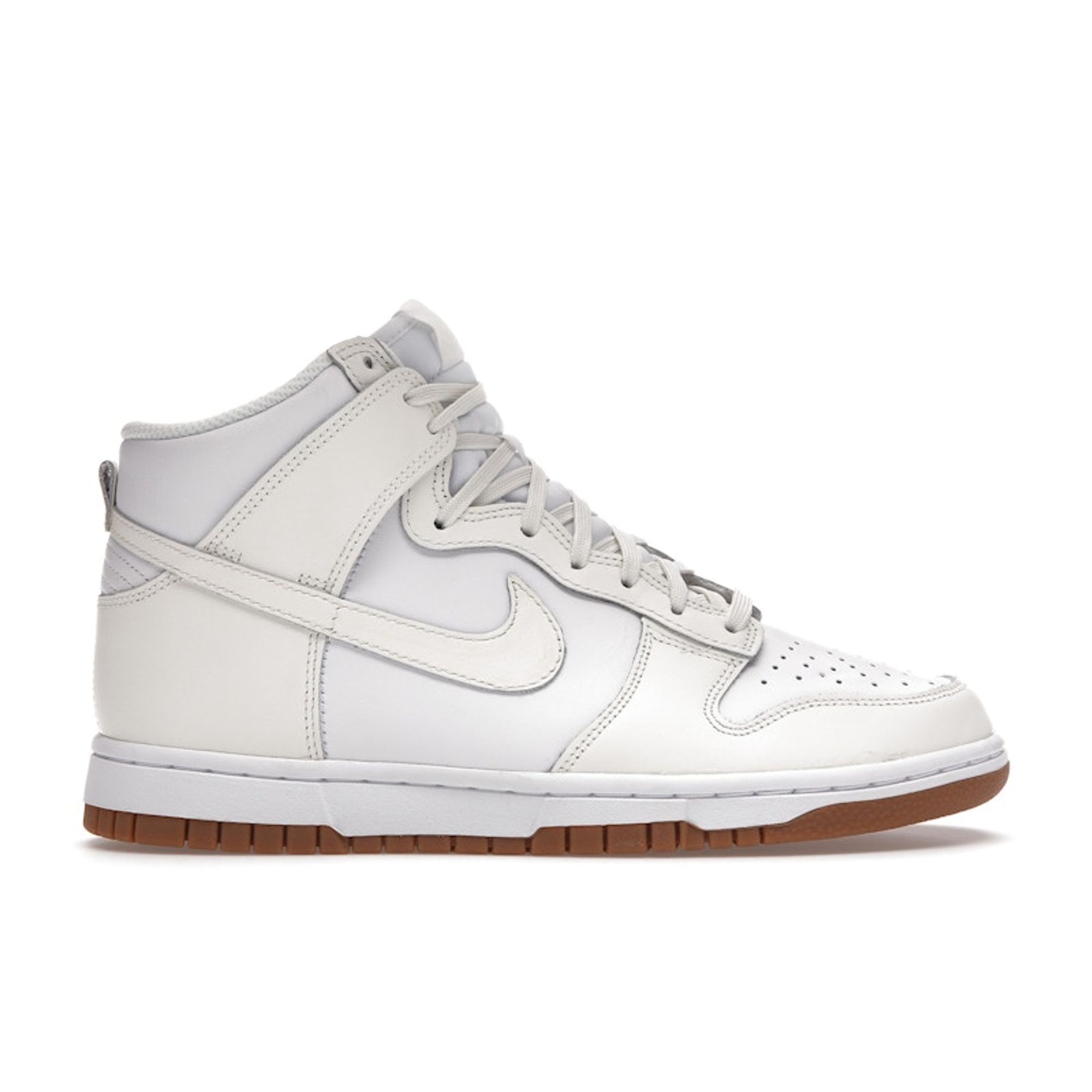 Nike Dunk High Sail Gum Damen Sneaker Weiß Gummi-Mittelbraun DD1869-109 38