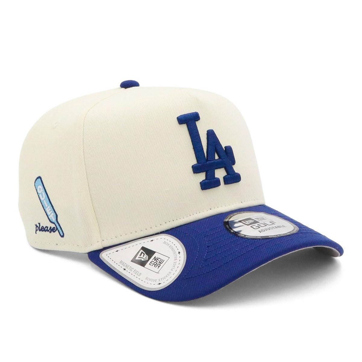 

Кепка для гольфа New Era 9FORTY A-Frame On Par 14711649 NER35G8939 MLB Los Angeles Dodgers LA ChromeDark Royal White БЕСПЛАТНЫЙ БОКОВОЙ ПАТЧ 2-цветный низ козырька