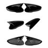 2pcs Glossy Black Rearview Mirror Cover Cap for Hyundai Veloster 2012 2013 2014 2015 2016 2017 Side Mirror Cover