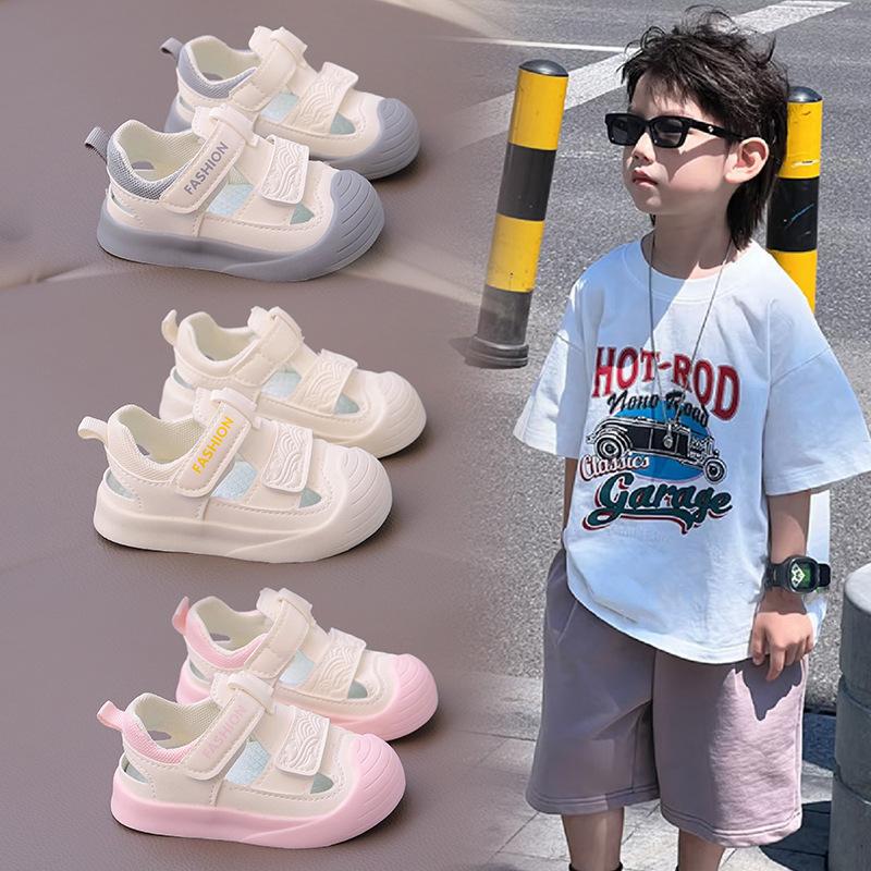 Summer new baby sandals toddler shoes 1 1 3-year-old boys and girls soft-soled non-slip infant functional shoes children's shoes