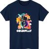 Maglietta Coldplay Maglietta Bootleg ColdplayMaglietta Banda Coldplay Unisex Maglietta Unisex per Concerto