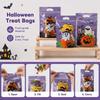Composite Film Halloween Treat Bags Resealable Zipper Resealable Food Bags  Cookie Packaging