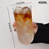 Summer Iced Coffee Cups Clear Glass Cup Milk Juice Water Cup Home Water Glasses Beer Tea Drinking Cup Cocktail Mugs