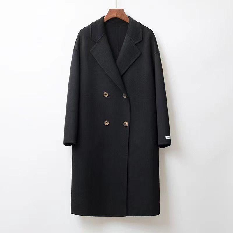 2025 Trendy Wool Long Overcoat - Figure-Flattering and Lightweight for Autumn/Winter
