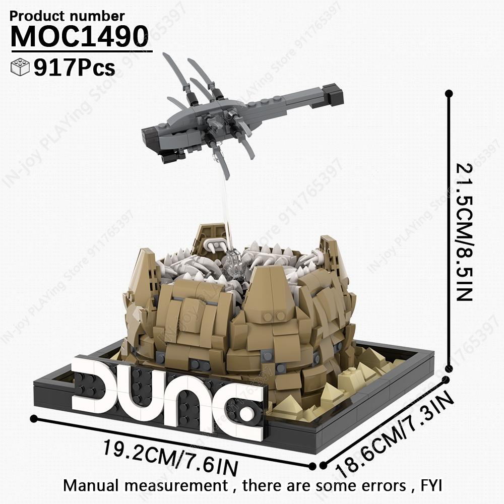 MOOXI Movie Game Scene Spaceship Gun Vehicle Model MOC Brick DIY Assembled Building Blocks Collection Toy Children Birthday Gift