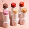QIC Multifunctional Makeup Pen Blush Highlight Grooming Pen Pearl Light Fine Glitter Matte Brightening Face Makeup Shadow Pen