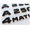 Letters Number For Mercedes Benz Matte Black X166 W166 GLS43 GLS53 GLS 63 S AMG V8 BITURBO 4MATIC Trunk Emblems Badges Symbols