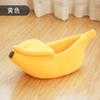 Bananen-Katzenbett, lustiges, süßes, gemütliches Katzenbett, warmes, langlebiges, tragbares Haustierkörbchen, Hundekissen, Katzenbedarf, mehrfarbig