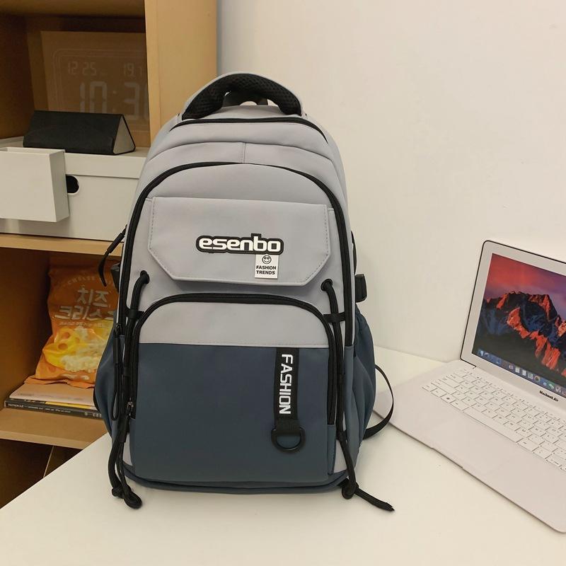 New Japanese ins tooling trend high school student backpack large capacity outdoor sports break backpack men