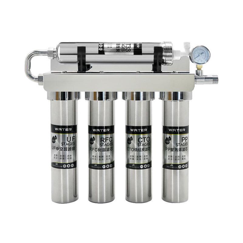 Purificateur d'eau minérale à ultrafiltration 5 étages en acier inoxydable - Filtre sous évier et sur plan de travail de cuisine