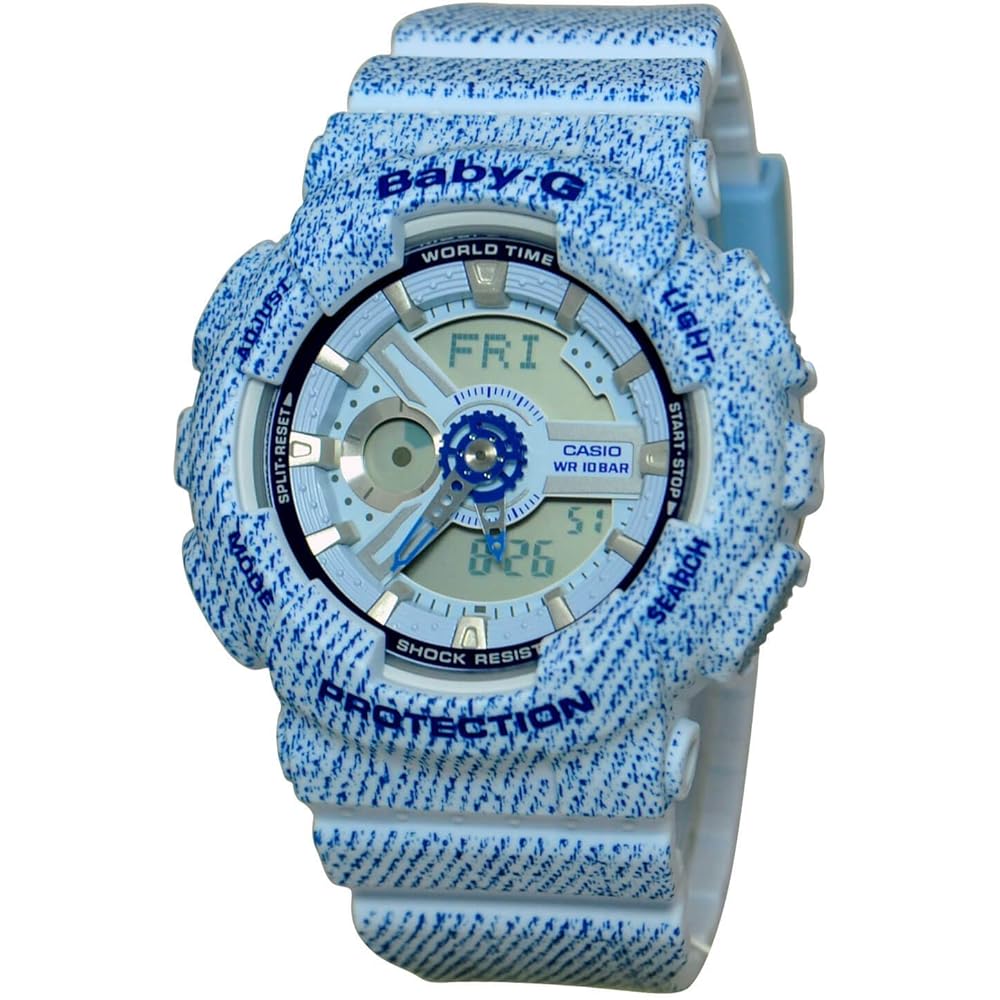 Casio Baby-G BA-110DC-2A3 Analog-Digital Watch Water Resistant Stylish Design