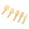 5Pcs Creative Metal Fountain Pen Nibs Tibetan Writing Pen Points Brass Flat Head Nib for Lettering Calligraphy Practice Vintage