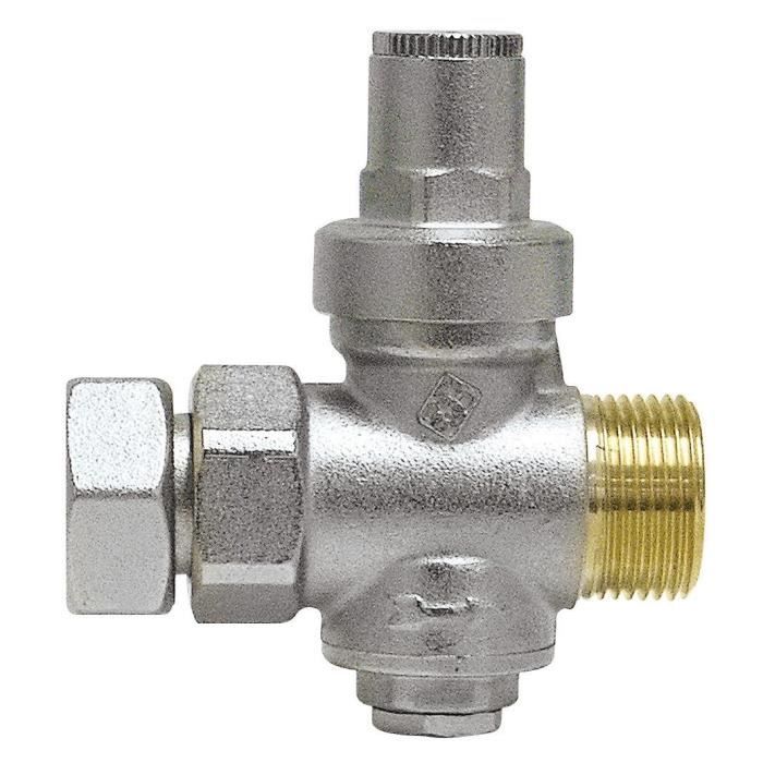 Réducteur De Pression À Piston SOMATHERM - Compteur D'eau 3/4" - Gris Et or