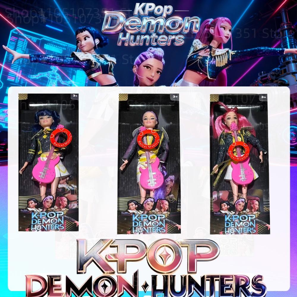 Kpop Demon Hunters Mira Rumi Zoey Anime Peripheral Toys Christmas Gift for Kpop Fans Anime Lovers Play